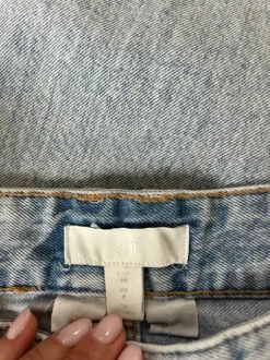 Spodnie jeansy H&M baggy niebieskie rozm 36