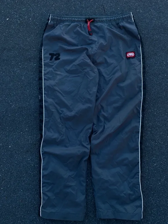 Spodnie Vintage Ecko Unltd. Baggy Nylon Track Pants Y2K L