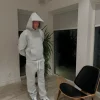 Stone gray AZERO tracksuit