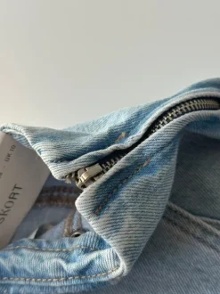 Stradivarius spódnico spodenki jeansowe niebieskie zapinane nowe