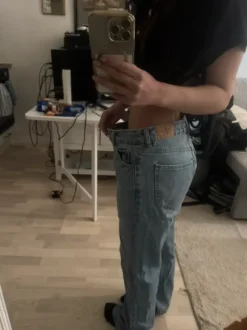 Straight leg jeans