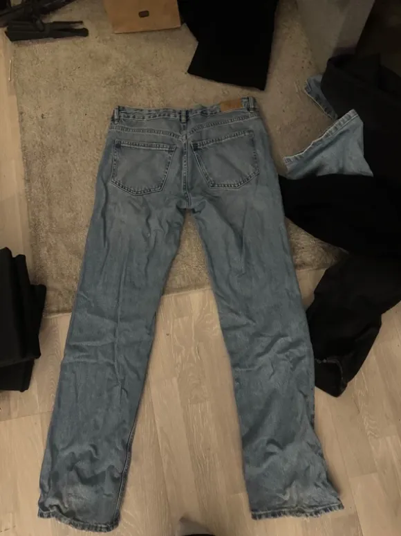 Straight leg jeans