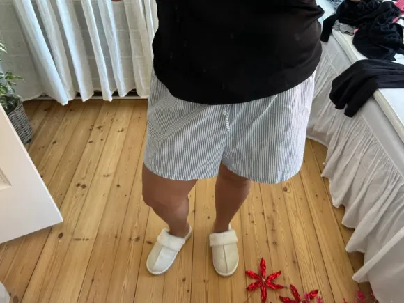 Stribede natshorts