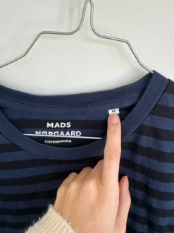 Stribet Mads Nørgaard t-shirt