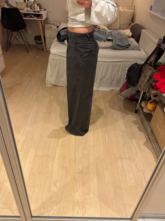 Stribet suitpants