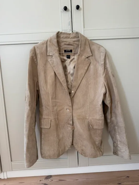 Suede blazer