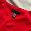 Sukienka czerwona midi elegancka z guzikami rozcięcie długa romantyczna coquette vintage new look M