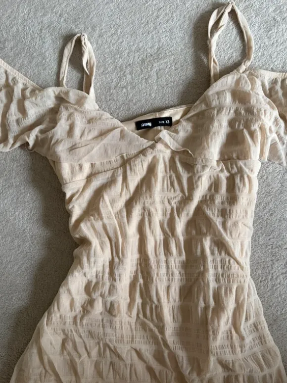 Sukienka letnia do kostek hiszpanka Boho