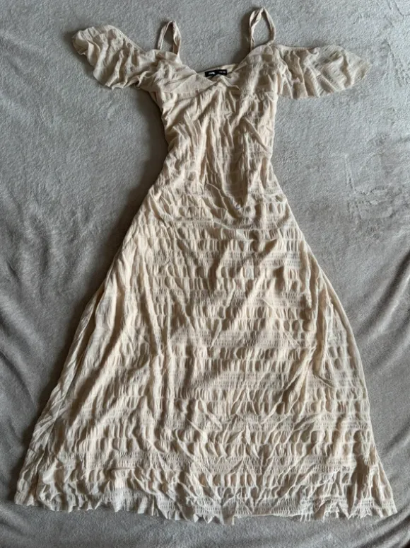 Sukienka letnia do kostek hiszpanka Boho