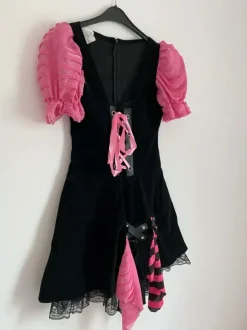 Sukienka Mini Krótka Cosplay Monster High Vibe Emo Alternatywka