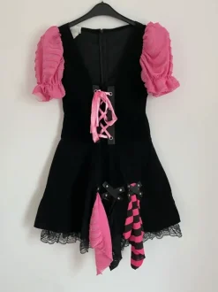 Sukienka Mini Krótka Cosplay Monster High Vibe Emo Alternatywka