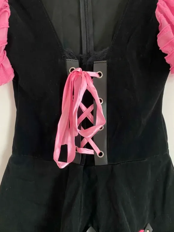 Sukienka Mini Krótka Cosplay Monster High Vibe Emo Alternatywka