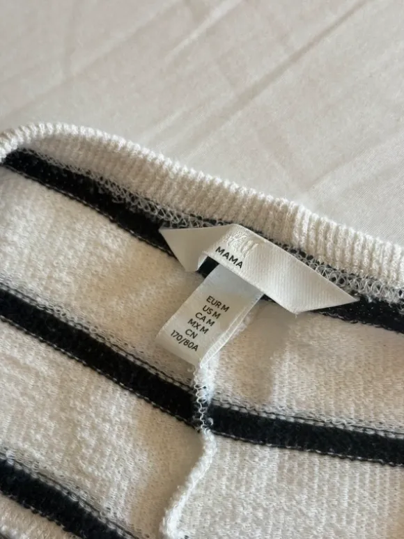 Super fina sommar gravid byxor randiga H&M storlek M