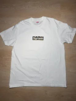 Supreme Milan Box Logo T-shirt Hvid