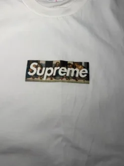Supreme Milan Box Logo T-shirt Hvid