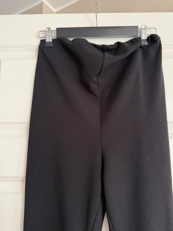 Svart gravid byxa utsvängd byxa - H&M storlek S