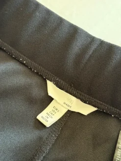 Svart gravid byxa utsvängd byxa - H&M storlek S