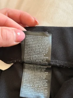 Svart gravid byxa utsvängd byxa - H&M storlek S