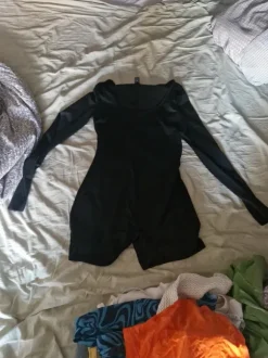 Svart playsuit