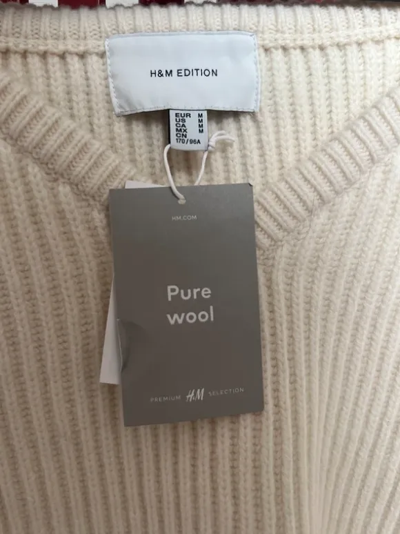 Sweter wełniany H&M