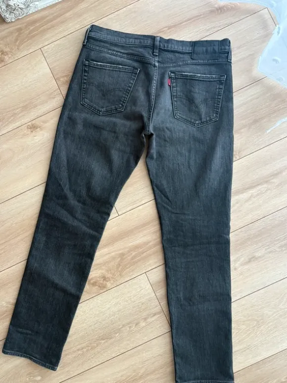 Szare męskie jeansy Straight Levi’s performance L