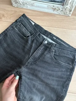 Szare męskie jeansy Straight Levi’s performance L