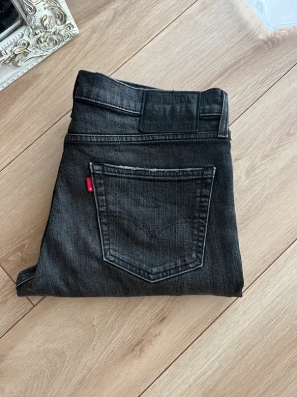Szare męskie jeansy Straight Levi’s performance L