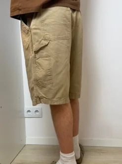 Szorty Carhartt beige cargo shorts vintage 90s baggy rap og