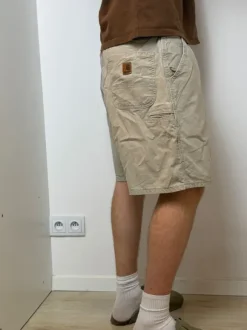 Szorty Carhartt beige cargo shorts retro vintage 90s baggy rap og