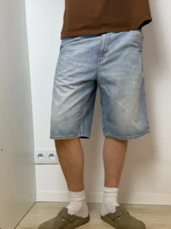 Szorty dżinsowe Carhartt carpenter shorts vintage 90s baggy