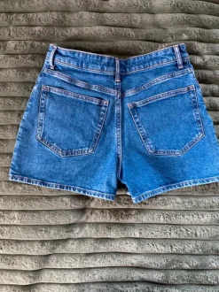 Szorty jeansowe H&M 36 wysoki stan bawełna klasyczne