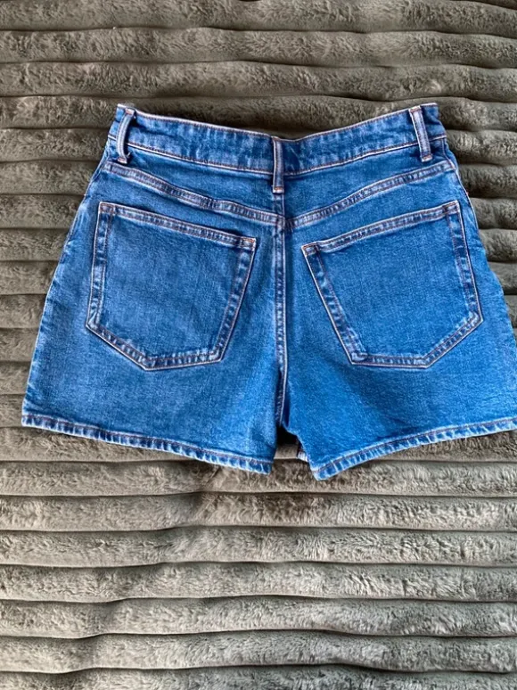 Szorty jeansowe H&M 36 wysoki stan bawełna klasyczne