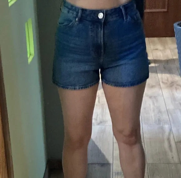 Szorty jeansowe H&M 36 wysoki stan bawełna klasyczne