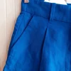 Szorty lniane H&M 38 kobaltowe nowe z metką len wiskoza