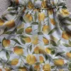 Szyfonowy kombinezon letni cytryny lemon 48 4XL