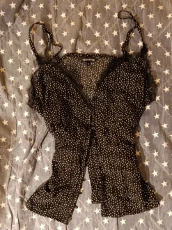 Top na ramiączkach polka dot