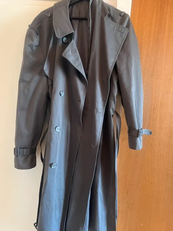 Trenchcoat med bindebånd