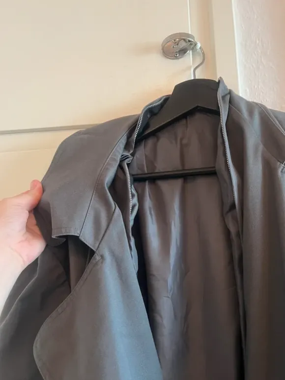 Trenchcoat med bindebånd