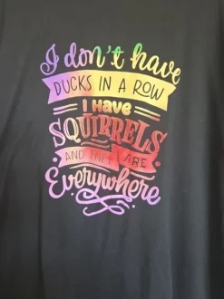 Tshirt med sjov print.