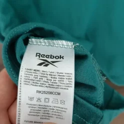 T-shirt Reebok Nowy, morska zieleń