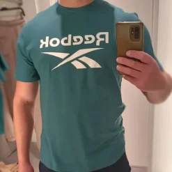 T-shirt Reebok Nowy, morska zieleń