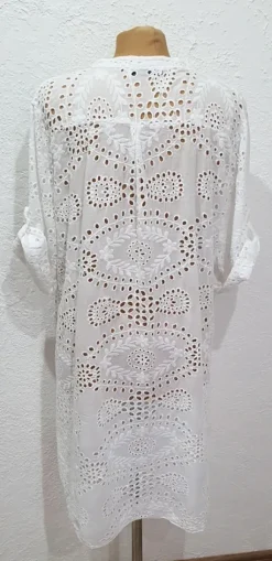 Tunika bawełna haft plus size
