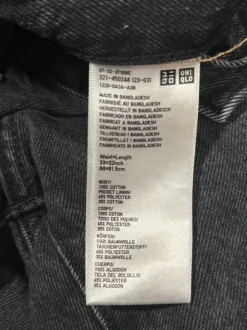 Uniqlo Jeans Breda & Raka (W33 & L32)
