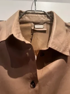 Utzon leather skjorte