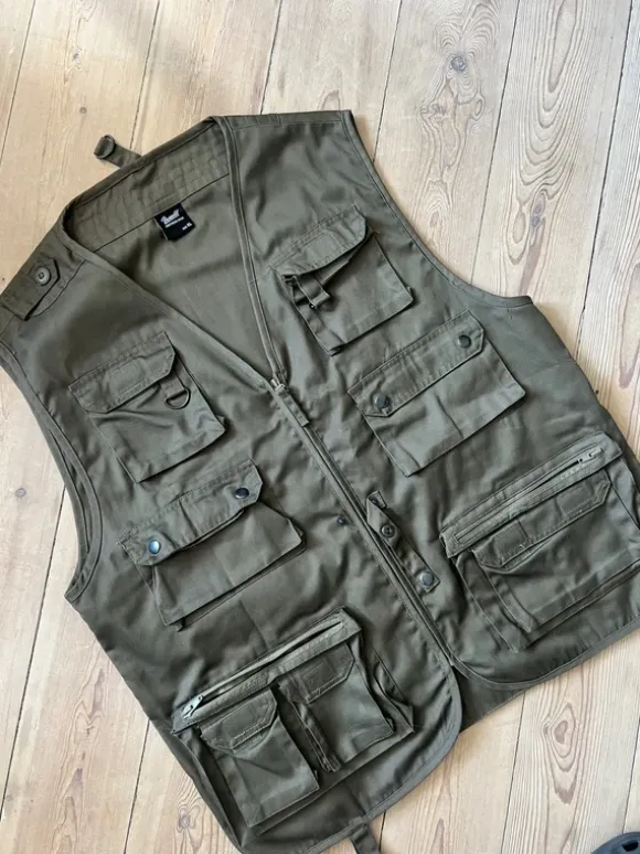 Vest i armygrøn