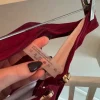 Vinröd bikini
