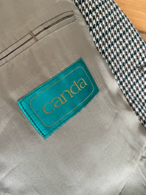 Vintage blazer i cashmere