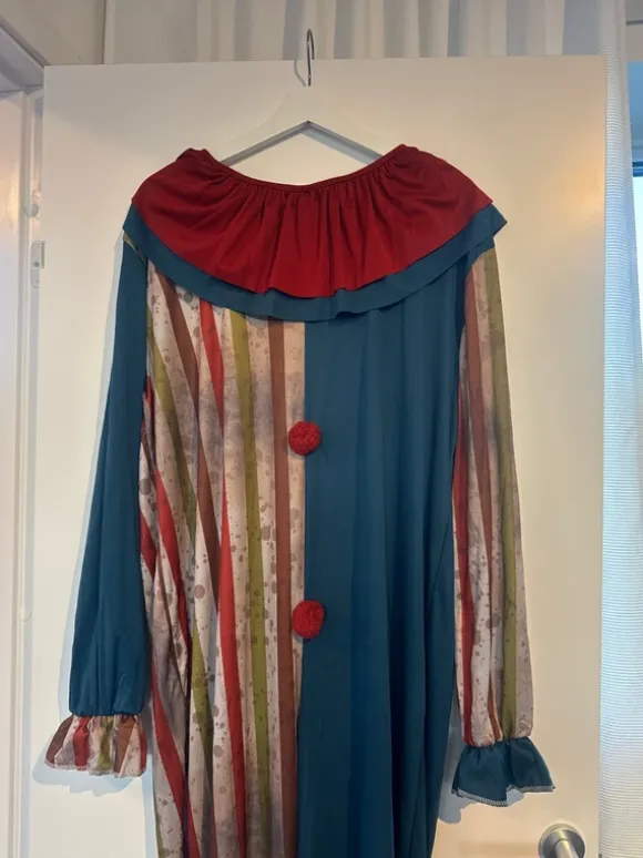 Vintage clown utklädnings overall