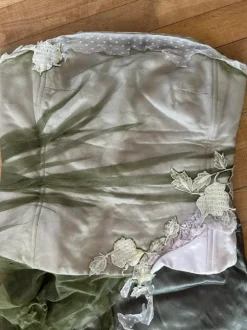 Vintage corsagetop sjal og bux medfølger