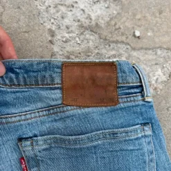 Vintage Flare fit Levi's Jeans, Avant Garde Washed Bootcut Damskie Spodnie, Rozkloszowane Fade Levis